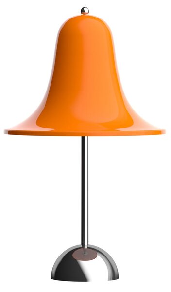 Verpan Lampa de masă cu baterie LED VERPAN Pantop, portocaliu, înălțime 30 cm, reglabil, Portocaliu, Camera de zi / sufragerie, Plastic, Design