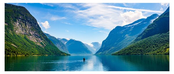 Tablou - Lacul Lovatnet (120x50 cm)