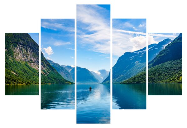 Tablou - Lacul Lovatnet (150x105 cm)