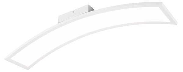 Reality Leuchten Plafonieră LED Sigma, albă, 3.000 K, 2.600 lm, metal, reglabil, Alb, Camera de zi / sufragerie, Metal, Modern