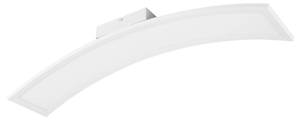 Reality Leuchten Plafonieră LED Sigma, albă, 3.000 K, 2.600 lm, metal, reglabil, Alb, Camera de zi / sufragerie, Metal, Modern