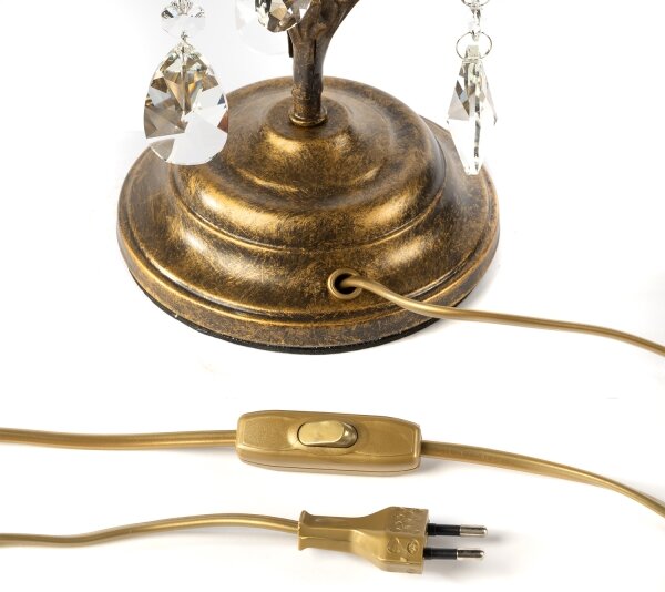 Lampă de masă TERESA 1xE14/6W/230V bronz ONLI