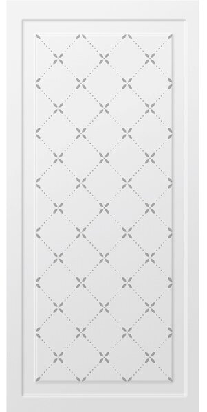 Faianta Dual Gres London Door, gri deschis, aspect floral discret, lucioasa, 30 x 60 cm