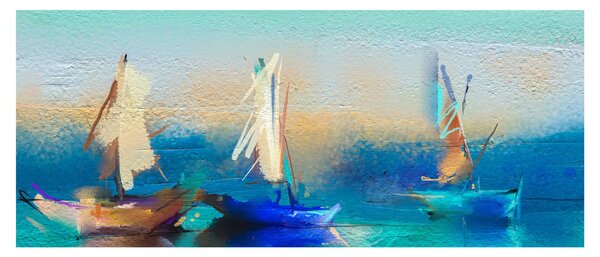 Tablou - Peisaj pictură, pictură (120x50 cm)