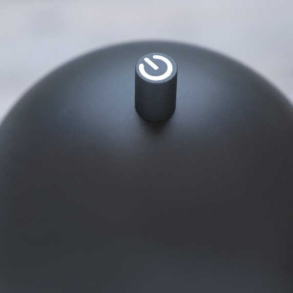 Schöner Wohnen lampadar LED Bellis, negru, IP54, reglabil, Negru, Camera de zi / sufragerie, Metal, Scandinavă
