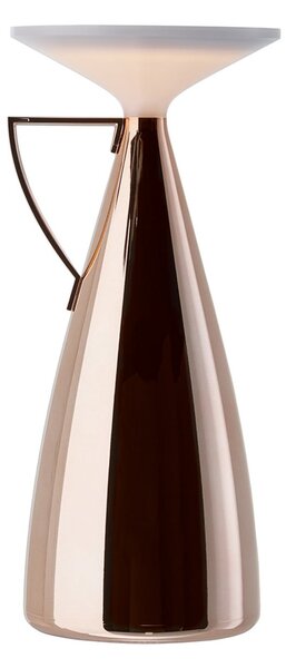 Kartell Lampa de masă cu baterie LED Camomille, culoare cupru, dimabil., reglabil, Cupru, Camera de zi / sufragerie, Plastic, Design