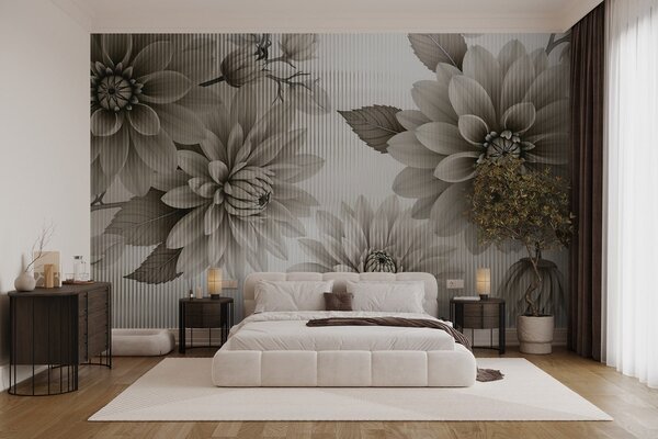 Fototapet Design floral elegant în tonuri stinse, Fototapet natură, Fototapet populare, w03197v1 - Tapeko.ro