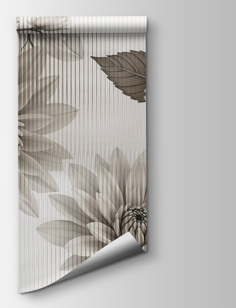 Fototapet Design floral elegant în tonuri stinse, Fototapet natură, Fototapet populare, w03197v1 - Tapeko.ro