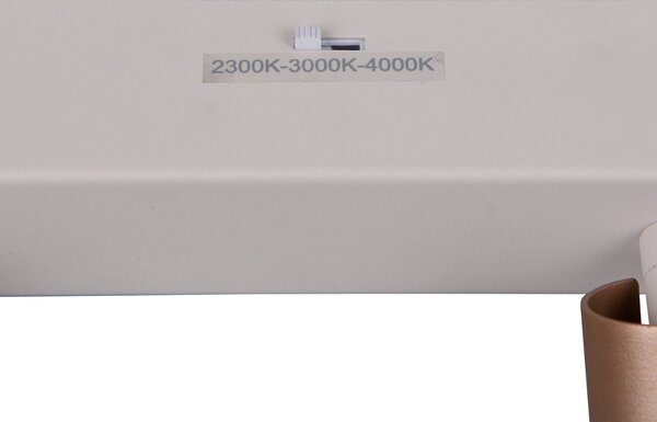 Trio Lighting Spot LED pentru tavan Ambala. Lungime 44 cm, gri/maro, 3 becuri., reglabil, Maro / Rugină, Camera de zi / sufragerie, Metal, Modern