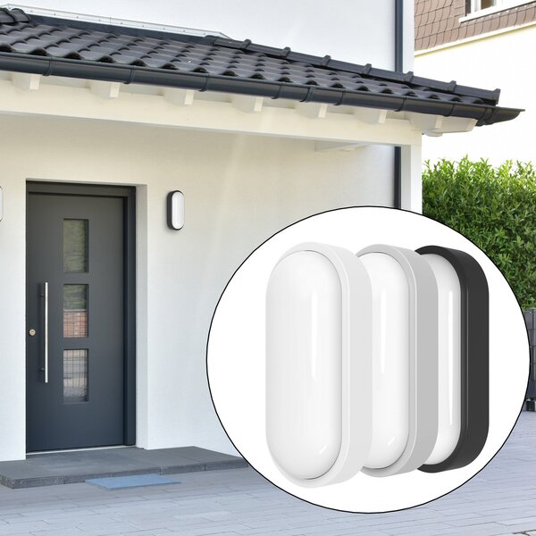 MEGATRON Lampă LED pentru exterior Zella Neo XL Sensor, gri, IP54, reglabil, Gri, Hol, Plastic