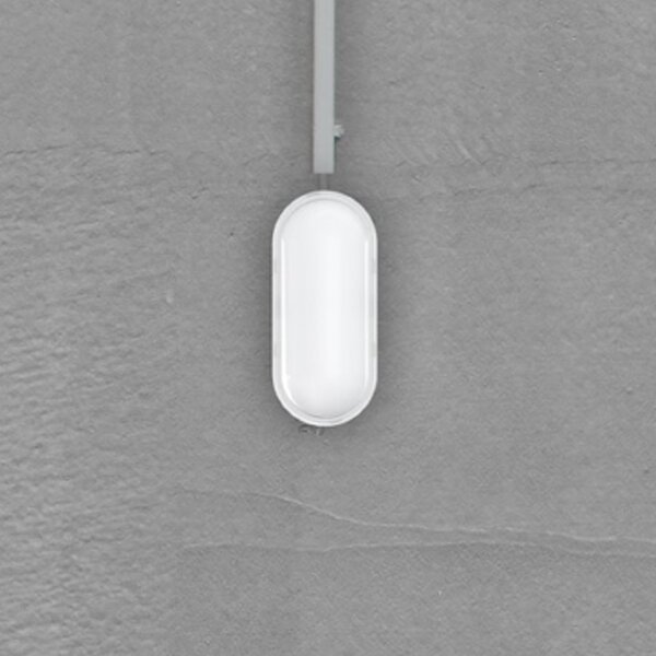MEGATRON Lampă LED pentru exterior Zella Neo XL Sensor, albă, IP54, reglabil, Alb, Hol, Plastic