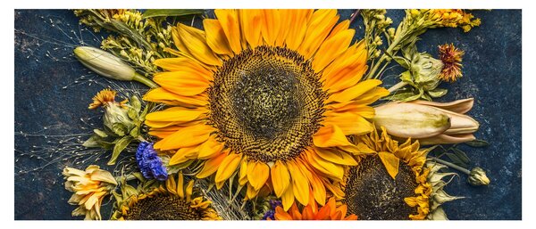 Tablou - Flori de toamnă (120x50 cm)