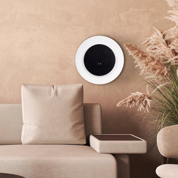 Näve Lampa de masă cu LED și baterie Solan, negru/alb, solară, IP54, reglabil, Negru, Camera de zi / sufragerie, Metal, Modern