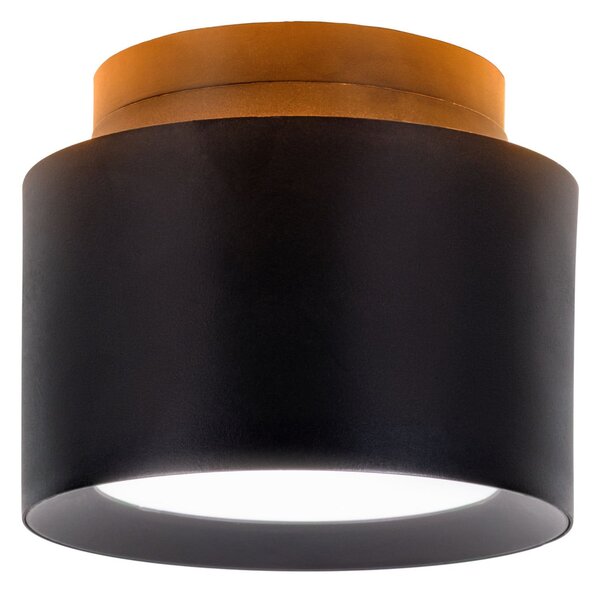 Näve Spot LED de tavan Trimes, Ø 11,5 cm, negru, CCT, step-dimabil, reglabil, Negru, Camera de zi / sufragerie, Plastic