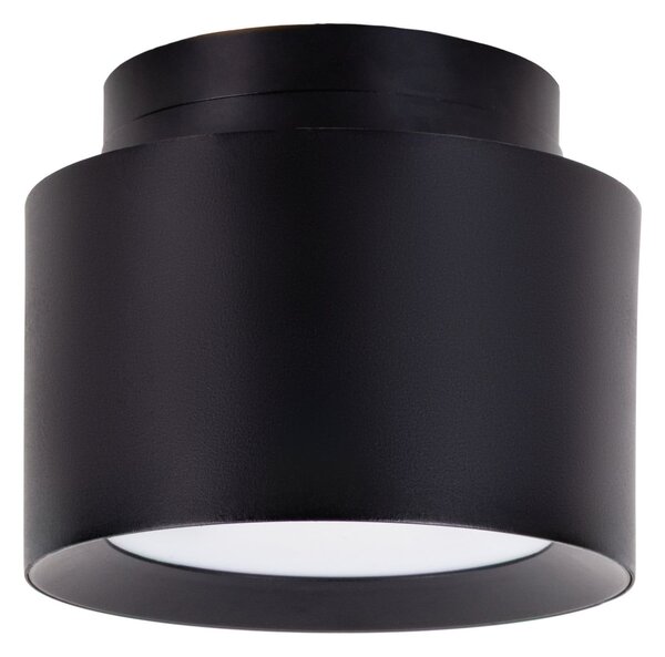 Näve Spot LED de tavan Trimes, Ø 11,5 cm, negru, CCT, step-dimabil, reglabil, Negru, Camera de zi / sufragerie, Plastic