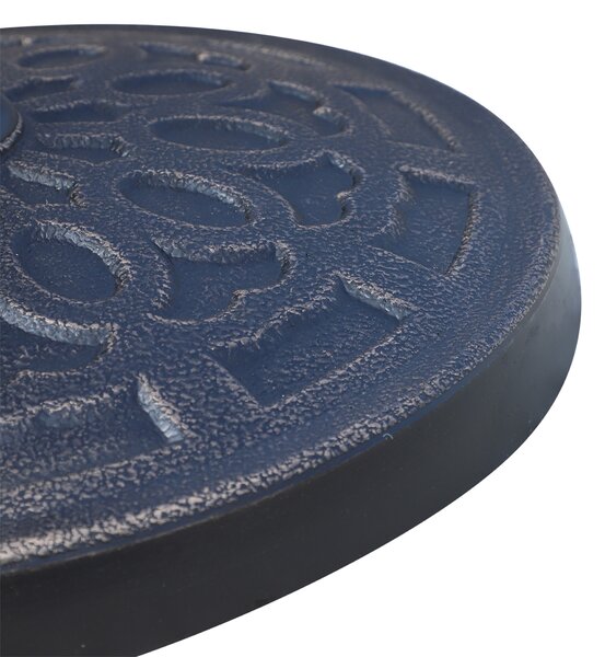 Outsunny Suport Umbrelă de Soare Rotund, Rășină Rezistentă, Bronz, Design Elegant, Φ44x33cm | Aosom Romania