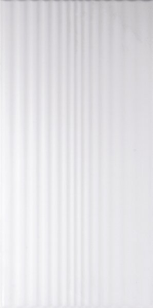 Faianta Kai Ceramics Vogue, alb, decor relief, lucioasa, 25 x 50 cm
