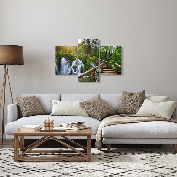 Tablou - Lacurile Plitvice (90x60 cm)