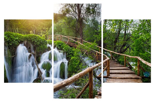 Tablou - Lacurile Plitvice (90x60 cm)