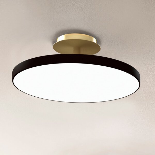 UMAGE Plafonieră LED Asteria UP PLUS, negru, Ø 60 cm, CCT, reglabil, Negru, Camera de zi / sufragerie, Metal, Design