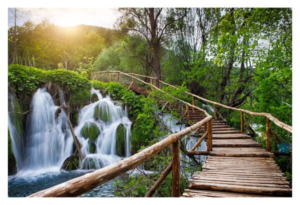 Tablou - Lacurile Plitvice (90x60 cm)
