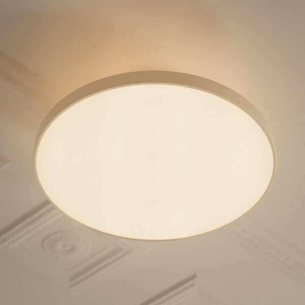 UMAGE Plafonieră LED Asteria UP PLUS, alb perlat, Ø 60 cm CCT, reglabil, Bej, Camera de zi / sufragerie, Metal, Design