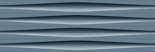Faianta Baleno Aqua DK albastru, rectificata, lucioasa, dreptunghiulara, 25 x 75 cm