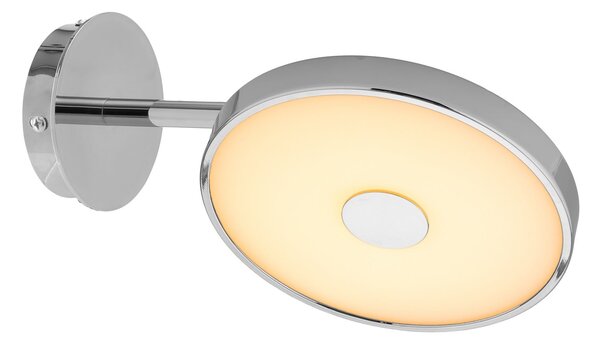UMAGE Aplică LED Asteria SHORT HW, oțel lustruit, 28 cm, reglabil, Metalic, Camera de zi / sufragerie, Metal, Design, Soclu de perete jos