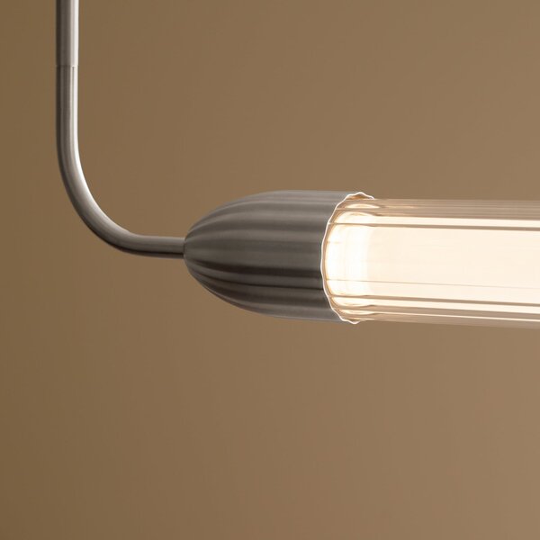 UMAGE Lampa suspendată LEMON SQUEEZE LINEAR, oțel, 138 cm, GU10, reglabil, Metalic, Camera de zi / sufragerie, Metal, Design