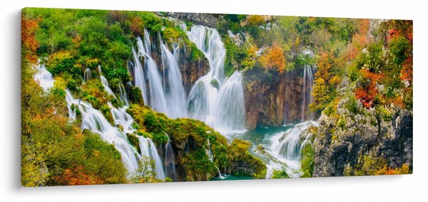 Tablou - Parcul Național Lacurile Plitvice (120x50 cm)