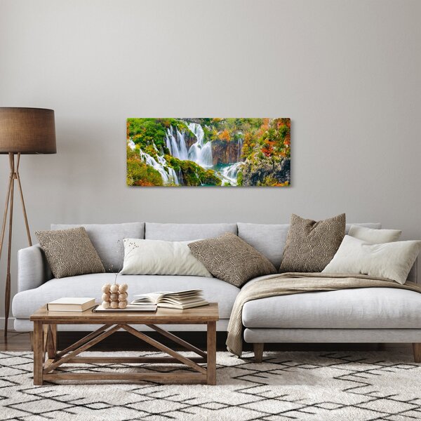 Tablou - Parcul Național Lacurile Plitvice (120x50 cm)