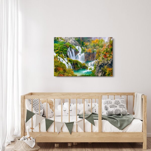 Tablou - Parcul Național Lacurile Plitvice (90x60 cm)