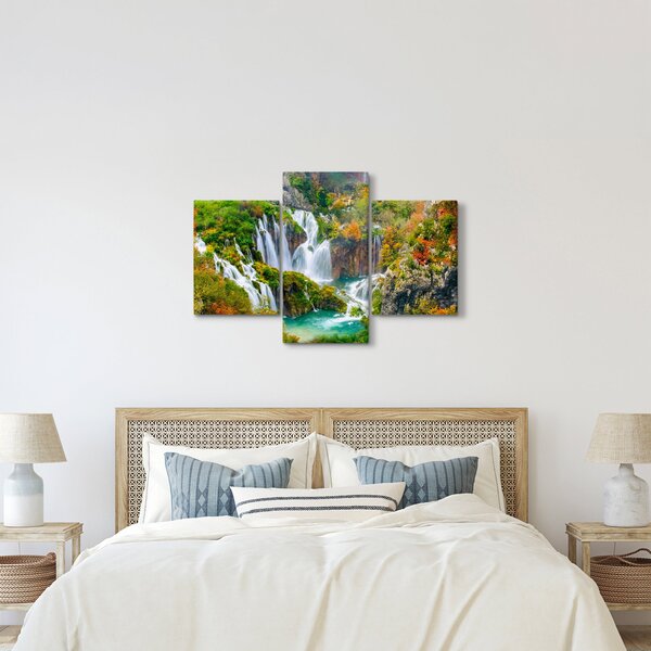 Tablou - Parcul Național Lacurile Plitvice (90x60 cm)
