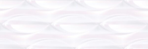 Faianta Bowl Purple LT alb, rectificata, lucioasa, 25 x 75 cm