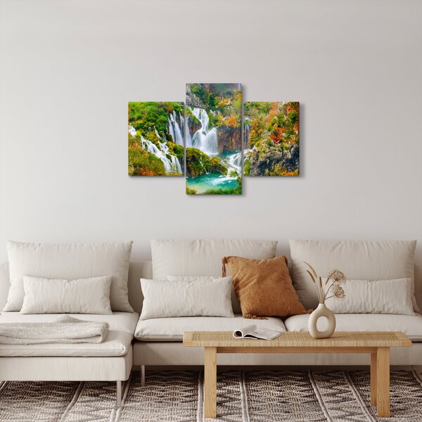 Tablou - Parcul Național Lacurile Plitvice (90x60 cm)