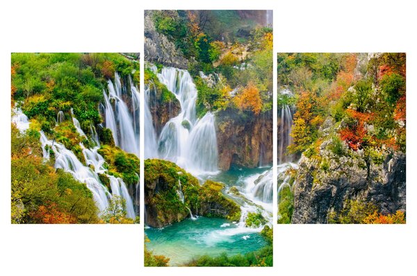 Tablou - Parcul Național Lacurile Plitvice (90x60 cm)