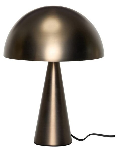 Hübsch HÜBSCH Lampă de masă Mush Mini, alamă brunată, înălțime 34 cm, Auriu / Alamă, dormitor, Metal, Modern