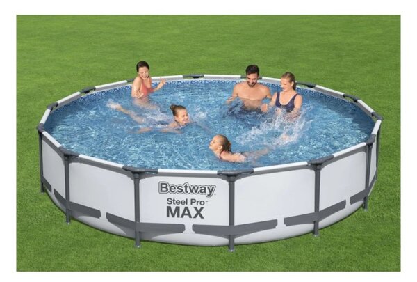 Piscina rotunda cu cadru metalic, pompa, filtru II, capacitate 10.220 l, 427 x 84 cm