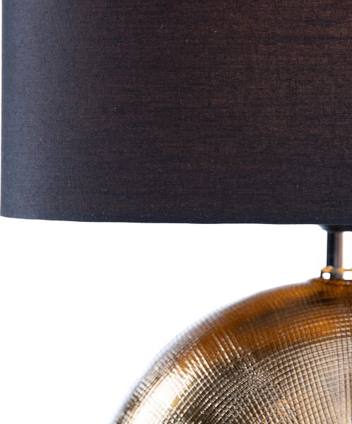 Lampă de masă rustică din bronz cu negru 53 cm - Kygo