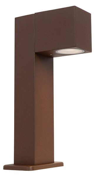 Lampă industrială de exterior pentru stâlp maro ruginiu 30 cm IP44 - Baleno