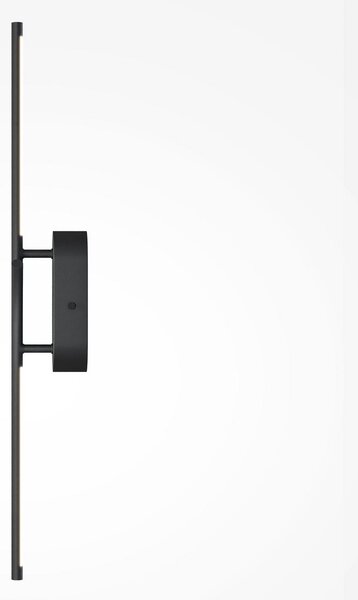 Maytoni Aplică LED RENAISSANCE, negru/negru, înălțime 63 cm, 2 flori., Negru, Camera de zi / sufragerie, Metal, Modern