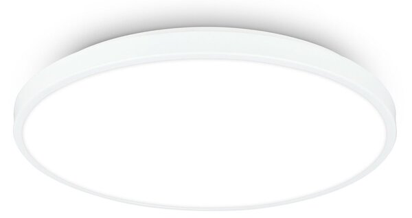 Briloner Plafonieră LED Kaida, albă, Ø 38 cm, EEK A, 4.000 K, Alb, Studiu / Birou, Metal