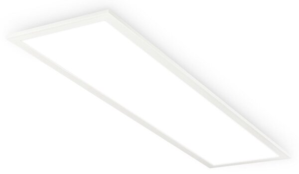 Briloner Panou LED Simple A, alb, 100 x 25 cm, metal, 4.000 K, Alb, Studiu / Birou, Metal