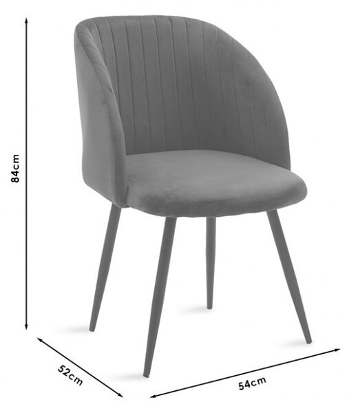 Scaun Model Oasis, Verde inchis/Negru, 54x52x84 cm