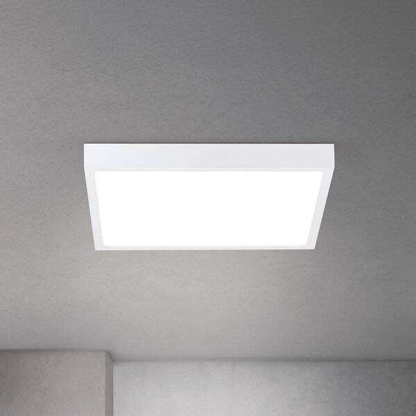 ORION Plafonieră LED pentru tavan Disc, albă Lungime 40 cm CCT Metal/plastic, reglabil, Alb, Camera de zi / sufragerie, Aluminiu, Modern