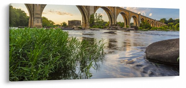 Tablou - Podul de cale ferată Richmond (120x50 cm)