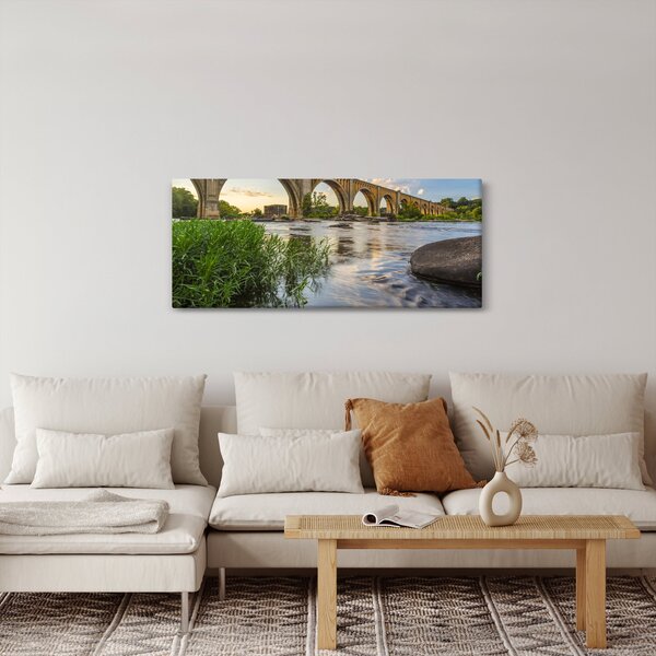 Tablou - Podul de cale ferată Richmond (120x50 cm)
