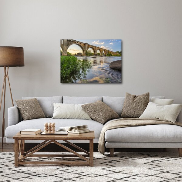 Tablou - Podul de cale ferată Richmond (70x50 cm)