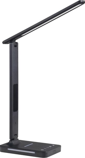 Lampă LED dimabilă cu funcție de încărcare fără fir Qi, afișaj și port USB LED/7W/230V 3000-6000K