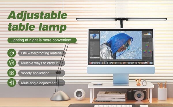 Corp de iluminat LED dimabil pentru monitor Immax 08995L OFFICE LED/24W/230V 2700-6300K